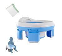 Tiny Potty - Cómoda pequeña, buque marino de 1 pieza para entrenamiento, cuenca acuática con base de agarre, equipo de higiene, vasija de pececillo para estación de saneamiento comercial, doméstica y