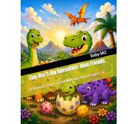 Tiny Rex's Big Adventure: Dino Friends: 30 Dinosaur Stories & Coloring Pages for Kids Ages 3-8