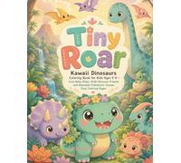 Tiny Roar: Kawaii Dinosaurs Coloring Book for Kids Ages 5-9 - Cute Baby Dinos, Chibi Dinosaur Friends and Adorable Prehistoric Scenes, Easy Coloring Pages (Little Explorers)