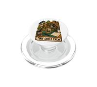Tiny Shelf Crew Miniatura Estantería de Libros, Pequeña Mesa PopSockets PopGrip para MagSafe