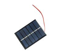 Tiny Solar Panels, 2 W Compact Solar Charger, High -Eficiency Sun Cell Module, Impermeable Epoxy Solars Board, Portable Energy Source, Ideal para carga al aire , proyectos, 6 x 7,5 cm