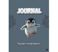 Tiny steps cross big distances - Writing Journal: 90 GSM , Ruled , Paperback.