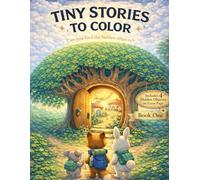 Tiny Stories to Color: Cute Forest Coloring Book with Hidden Objects, Mini Stories & Cut-Out Characters