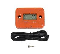 Tiny Tach Tachometer - LCD Digital Hour Meter With Wires | Impermeable High Voltage Generator Timer | Motor RPM Hour Counter For Lawn Mower Snowmobile Marine Boat ATV Bike Pressure Washer