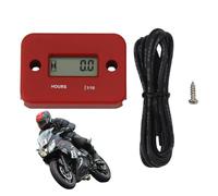 Tiny Tach Tachometer - LCD Digital Hour Meter With Wires | Waterproof High Voltage Generator Timer | Engine RPM Hour Counter For Lawn Mower Snowmobile Marine Boat ATV Bike Pressure Washer