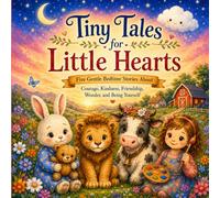 Tiny Tales for Little Hearts: Five Gentle Bedtime Stories About Courage, Kindness, Friendship, Wonder, and Being Yourself