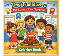 Tiny Trailblazers: The Science Fair Surprise: A STEM Coloring Book for Kids Ages 3-8 | Fun Volcano Experiment, Problem Solving, Teamwork & Confidence Building Activity