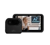 Tiny Traveler Monitor de bebé bebés AI 1080P de 5 pulgadas con cargador portátil, color negro