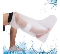 Tiny Treassures Shop Funda Impermeable para Pierna Completa con Escayola o Vendaje - Protector para Ducha y Baño Reutilizable para Adultos - 66 cm Antifugas y Resistente al Agua