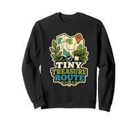 Tiny Treasure Route Mapa Brújula Ruta Sudadera