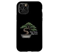 Tiny Trees Big Love Bonsai Tree Plant Lover Art Carcasa para iPhone 11 Pro