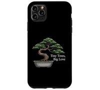 Tiny Trees Big Love Bonsai Tree Plant Lover Art Carcasa para iPhone 11 Pro MAX