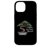 Tiny Trees Big Love Bonsai Tree Plant Lover Art Carcasa para iPhone 14