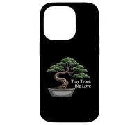 Tiny Trees Big Love Bonsai Tree Plant Lover Art Carcasa para iPhone 14 Pro