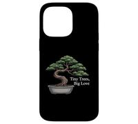 Tiny Trees Big Love Bonsai Tree Plant Lover Art Carcasa para iPhone 14 Pro MAX