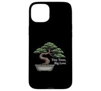 Tiny Trees Big Love Bonsai Tree Plant Lover Art Carcasa para iPhone 15 Plus