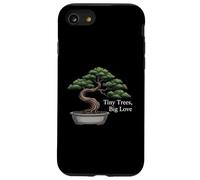 Tiny Trees Big Love Bonsai Tree Plant Lover Art Carcasa para iPhone SE (2020) / 7/8