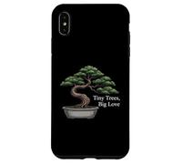 Tiny Trees Big Love Bonsai Tree Plant Lover Art Carcasa para iPhone XS MAX