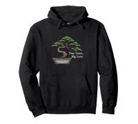 Tiny Trees Big Love Bonsai Tree Plant Lover Art Sudadera con Capucha