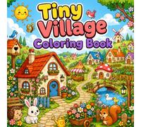 Tiny Village Coloring Book: Cozy Little Homes & Peaceful Village Scenes (Tiny Tales Collection)