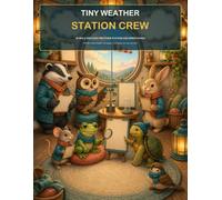 Tiny Weather Station Crew: 50 Bold and Easy Coloring Pages with Friendly Animal Forecasters, Rain Gauges, Wind Vanes, Cloud Charts, and Cozy Sky Tools