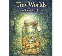 Tiny Worlds: A Scene in a Jar Coloring Book