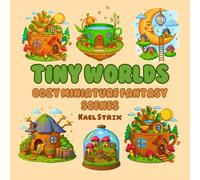 Tiny Worlds Coloring Book: Cozy Miniature Fantasy Scenes for Stress Relief: Explore miniature worlds - cozy cottages, enchanted gardens, and hidden ... creativity (Bold and Easy Coloring Books)