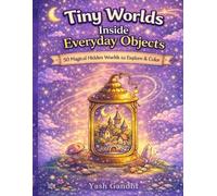 Tiny Worlds Inside Everyday Objects: 50 Magical Hidden Worlds to Explore & Color (Tiny Worlds Coloring Series)