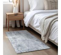 Tinyboy-hbq Alfombras Salon Grande Alfombras de habitacion Moderna 9mm Espesores Pelo Corto Multicolor para Salón,Dormitorio,Felpudo Entrada Casa,Abstracto Gris Blanco/Multi,60x120cm
