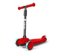 TINYKI Patinete Niño 2 Años a 6 - Altura Ajustable con Ruedas Luces LED - Scooter Niño 3 Ruedas - Patineta Infantil para Niños y Niñas Jugar