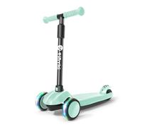 TINYKI Patinete Niño 2 Años a 6 - Patinete niña Altura Ajustable con Ruedas Luces LED - Scooter Niño 3 Ruedas - Patineta Infantil para Niños y Niñas Jugar