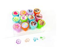 TINYMILLS - Kit de 12 sellos de caballo y poni del oeste para ni os, sellos autoentintables, regalo, cesta de Pascua, relleno, juego de sellos pa