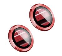 tinysiry Cubierta protectora de la lente del teléfono de la lente trasera del teléfono perfecta a juego de la cubierta protectora de vidrio templado HD-compatible rojo para iPhone13/13mini