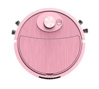 tinysiry Robot Aspirador, Robot de Barrido Limpiador Recargable con Inicio de una tecla, Mini Robot de Barrido Inteligente de súper succión para Limpieza del hogar Rosado Un tamaño