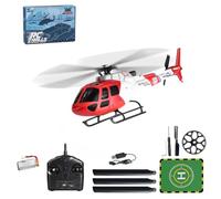 TinyWizTo WL AS350 - Modelo de helicóptero RC sin barra de 3 hojas, modelo de avión realista de 2.4G 4CH con retención de altitud barométrica, posicionamiento de flujo óptico y TOL de una tecla (RTF)