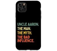 Tío Aaron Cita de The Man The Myth The Bad Influence Divertida Carcasa para iPhone 11 Pro MAX