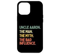 Tío Aaron Cita de The Man The Myth The Bad Influence Divertida Carcasa para iPhone 12 Pro MAX