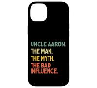 Tío Aaron Cita de The Man The Myth The Bad Influence Divertida Carcasa para iPhone 14 Plus