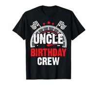 Tío Birthday Crew Racing Fun Celebraciones del conductor del Camiseta