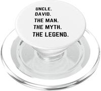 Tío David El Hombre El Mito La Leyenda Día del Padre PopSockets PopGrip para MagSafe