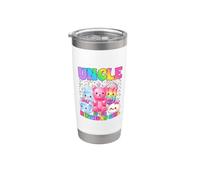 Tío de Cumpleaños Niña Kawaii Dumpling Candy Cumpleaños Vaso térmico de acero inoxidable de doble pared