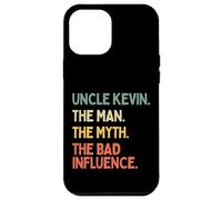 Tío Kevin Cita The Man The Myth The Bad Influence Divertido Carcasa para iPhone 12 Pro MAX