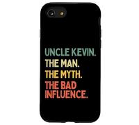 Tío Kevin Cita The Man The Myth The Bad Influence Divertido Carcasa para iPhone SE (2020) / 7/8