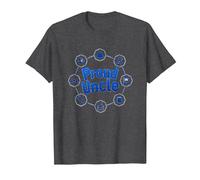 Tío Orgulloso: Emblema de celebración del Hombre de Familia versátil Camiseta, Hombre, Jaspeado Oscuro, XL