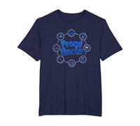Tío Orgulloso: Emblema de celebración del Hombre de Familia versátil Camiseta, Hombre Tallas Grandes, Azul Marino, 3X Alto