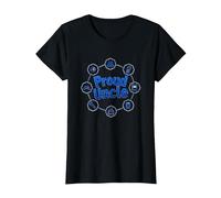 Tío Orgulloso: Emblema de celebración del Hombre de Familia versátil Camiseta, Mujer, Negro, M