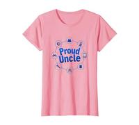 Tío Orgulloso: Emblema de celebración del Hombre de Familia versátil Camiseta, Mujer, Rosado, M