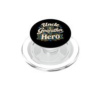 Tío Padrino Héroe Funny Family PopSockets PopGrip para MagSafe
