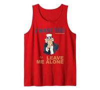 Tío Sam, quiero que me dejes solo, gracioso Camiseta sin Mangas