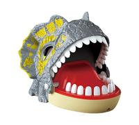 Tioheam Juguete para morder con la mano, juguete para morder el dedo - Juego de dentista Juguetes Diversión para morder dinosaurios complicados, Interacción de juguete de broma de dinosaurio,